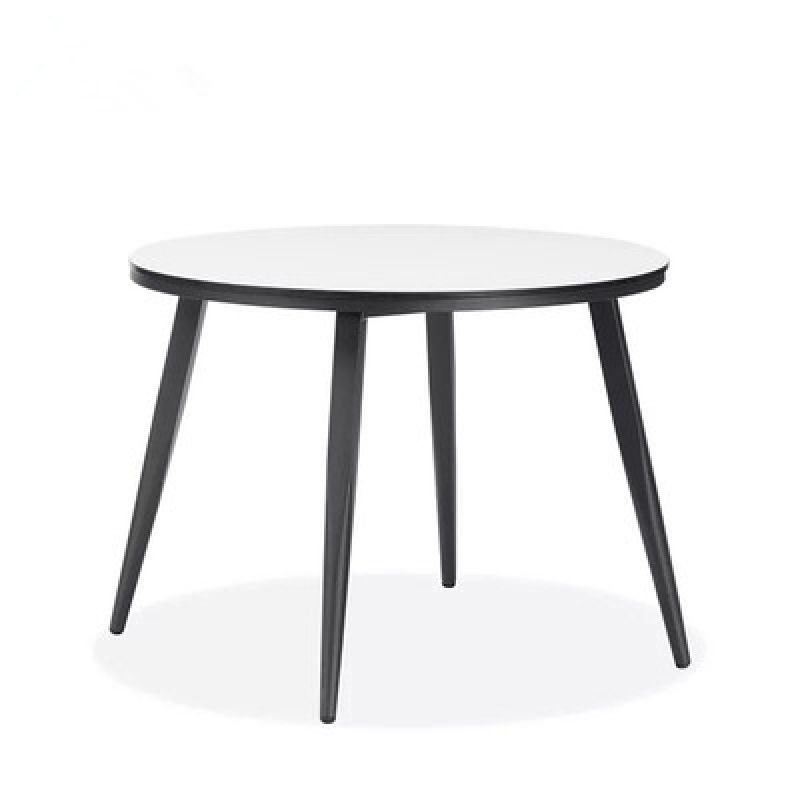 Boho Style 1/5/7 Pieces Dining Set Stone Dining Table Set with Metal Legs for Outdoor