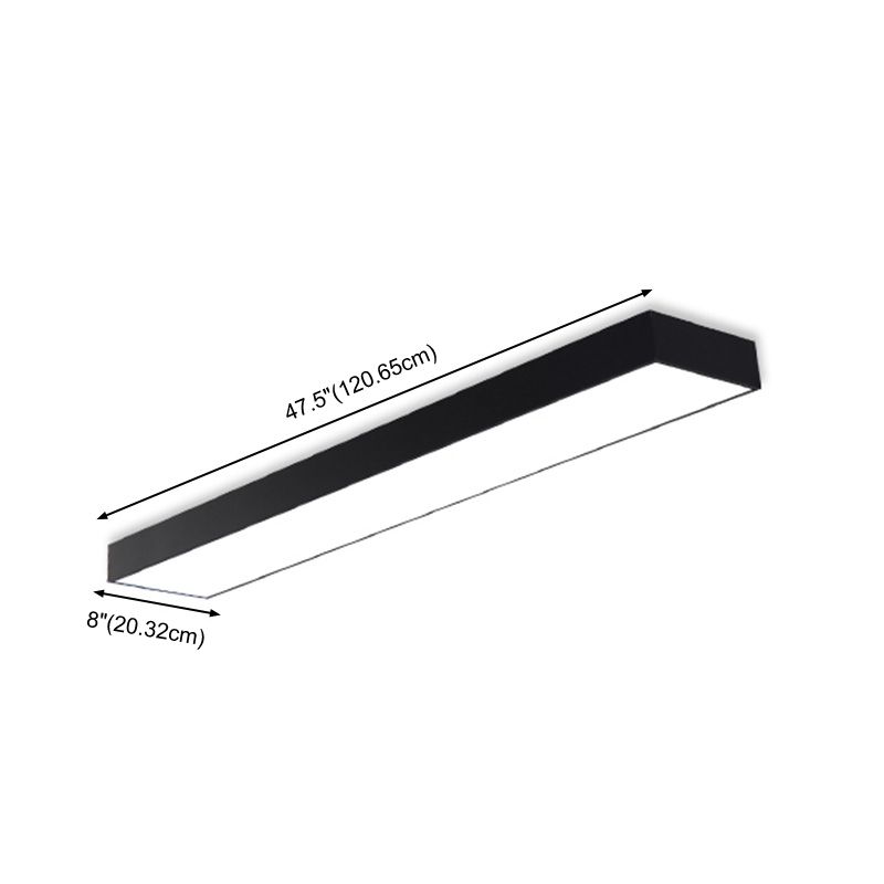 Plafonnier encastré contemporain avec abat-jour en acrylique pour salle de réunion de bureau