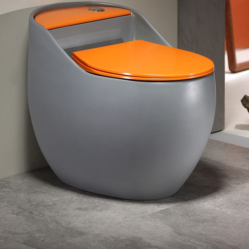 Modern All-In-One Toilet Bowl Floor Mounted Porcelain Round Urine Toilet