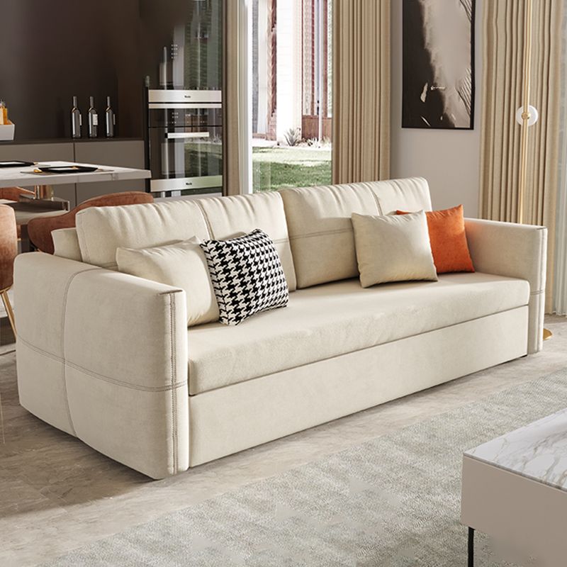 31" Wide Scandinavian Sleeper Sofa Futon Fabric Sleeper Sofa