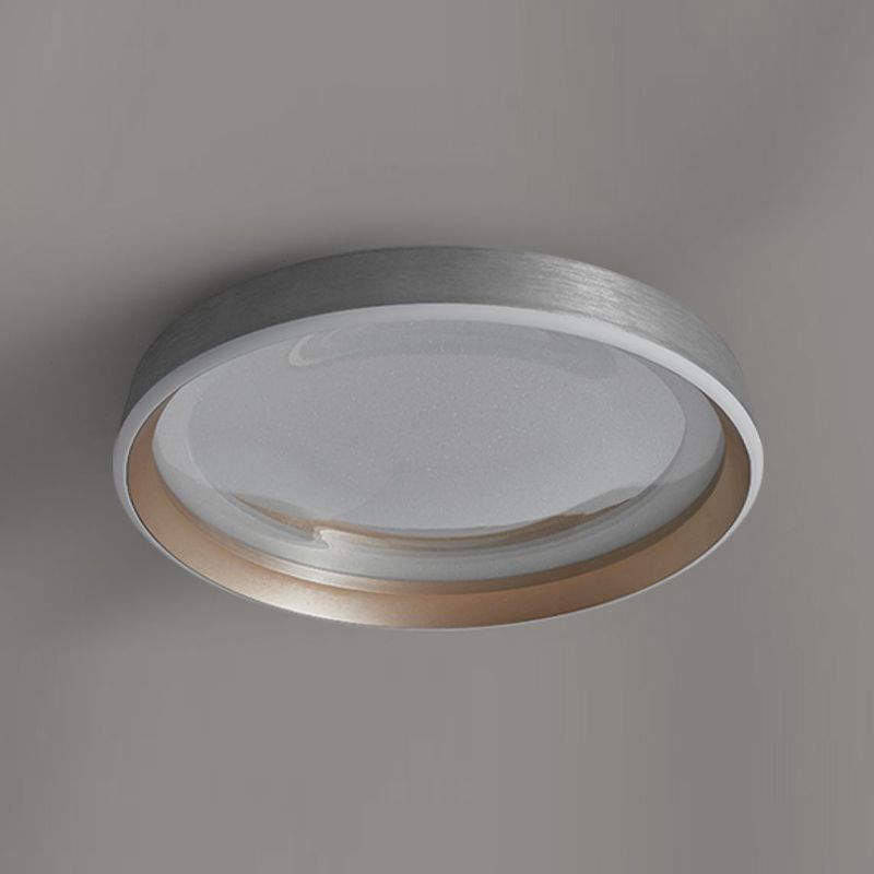 LED Modern Metal Flush Mount Circle Shape Ceiling Light with Acrylic Shade for Passage