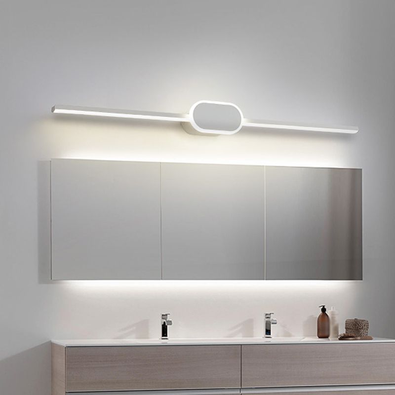 Metal Geometric Shade Wall Lighting Modern Style Mirror Wall Mounted Light Fixture