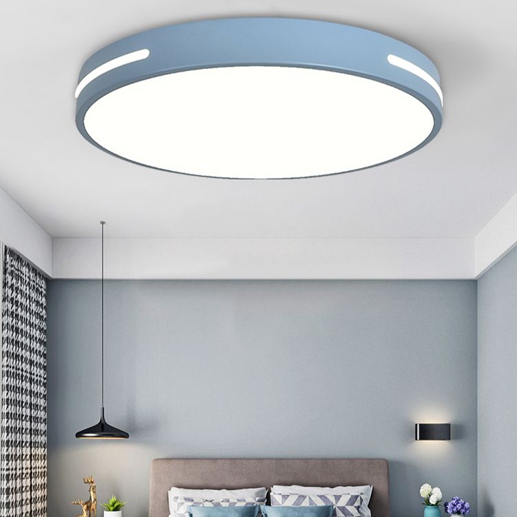 Modern Simple Style Ceiling Lamp Round Shape LED Flush Mount Light Fixtures