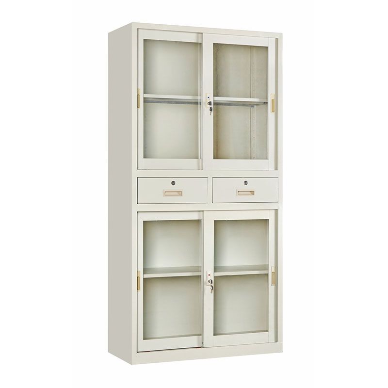 Modern Filing Cabinet Steel Locking Drawers and Storage Shelves Fireproof Cabinet