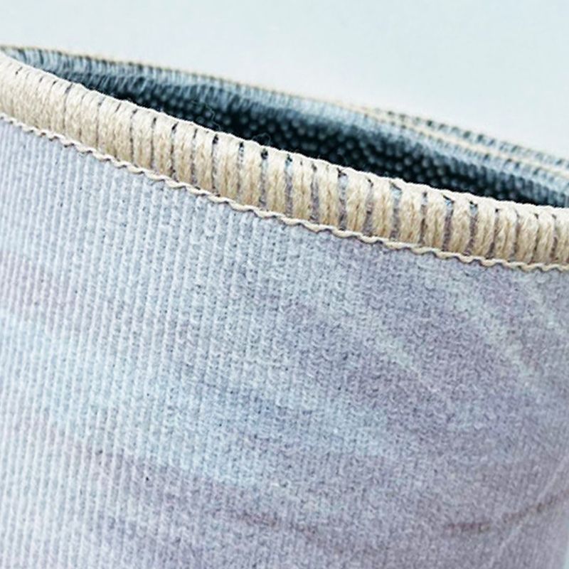 Black Modern Carpet Polyester Geometric Carpet Washable Rug for Home Decoration