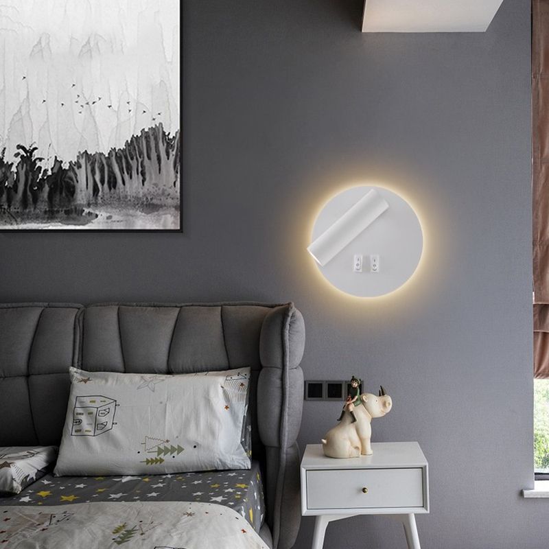 2-Light Geometric Wall Mounted Lighting Modern Style Metal Wall Lighting Fixtures