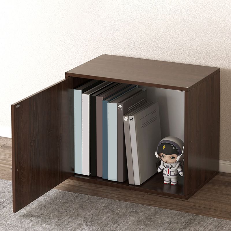 Wood Bookcase Scandinavian Bookshelf, 13.78" L x 9.45" W x 13.78" H