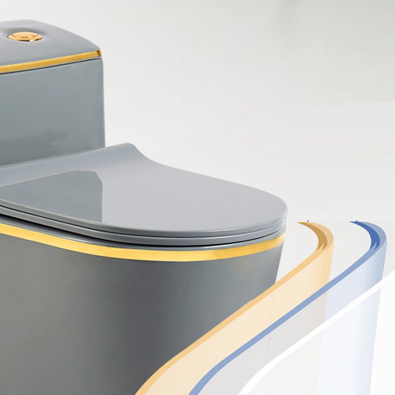 Traditional Toilet Bowl Floor Mounted One-Piece Toilet Porcelain Urine Toilet