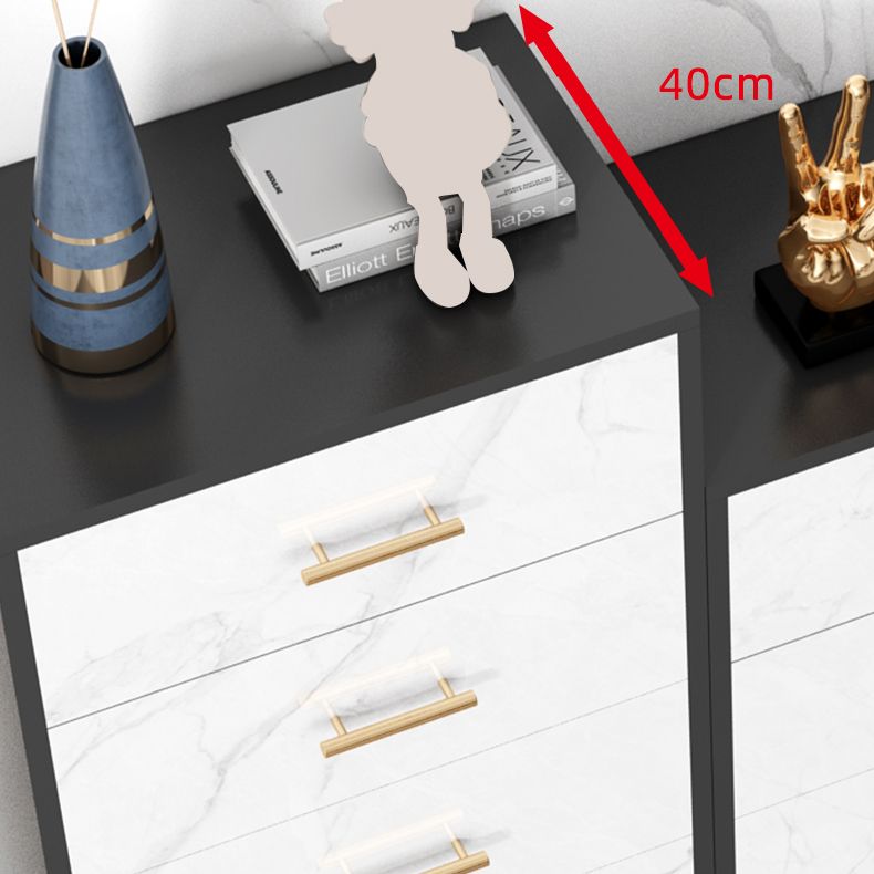 Modern Dresser Manufactured Wood Storage Chest Dresser with 3/4/5/6 Drawers