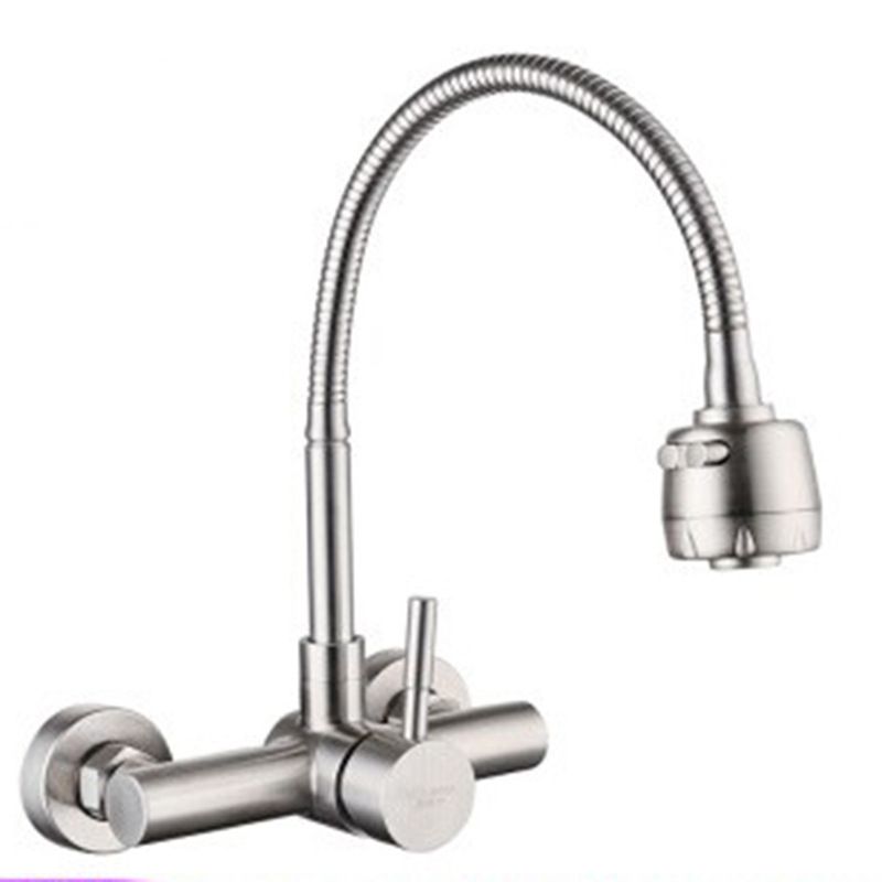 Modern Faucet 1-Handle 2-Hole Single Level Low Profile Pot Filler Faucet