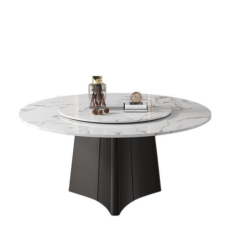 Modern Dining Set Stone 1/4/9 Pieces Dining Turntable Furniture for Home