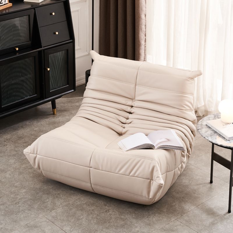 Ultra-Modern Sofa 27.6"High Tuxedo Arm Tight Back Single Cushion Seat Sofa