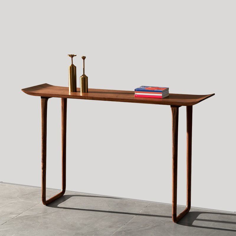 Pine Solid Wood Console Table,11.81inch Wide, Hall Accent Rectangle Table
