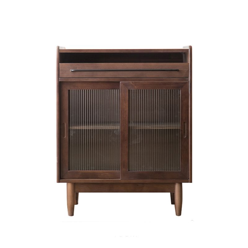 Wooden Home Sideboard Modern Minimalist Rectangular Sideboard Table with Door