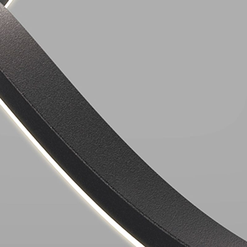 Lampadario orbicolare a sospensione leggero sala da pranzo moderna illuminazione in metallo lampadario