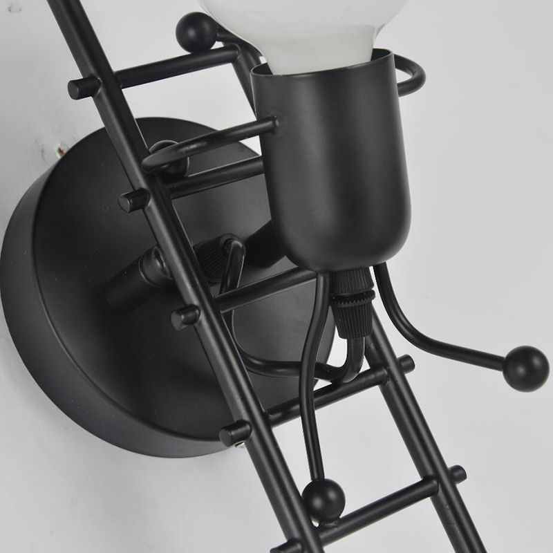 American Style Industrial Wall Light Sconce Metal 1 Light Sconces