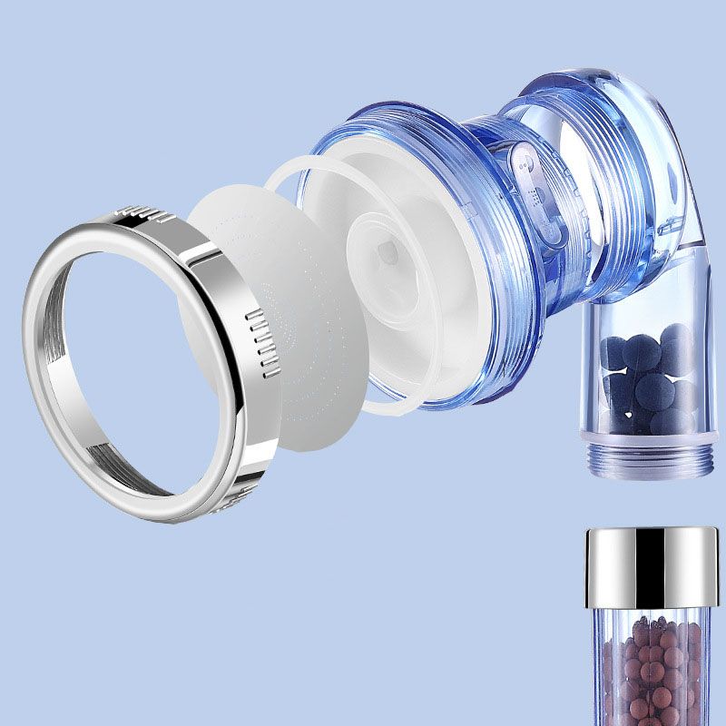 Shower Head Massage 3-Jet Round Adjustable Spray Pattern Shower Head Combo