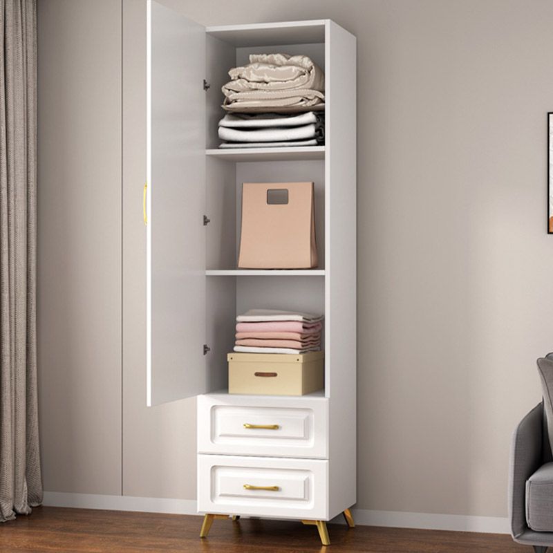 Modern Wardrobe Armoire Solid Wood Wardrobe Cabinet with Door