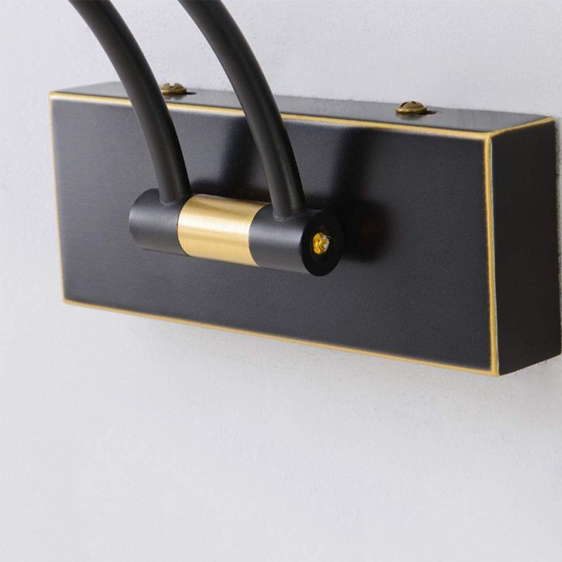 Metal Linear Shape Wall Sconce Modern Style 1 Light Mirror Wall Mount Light