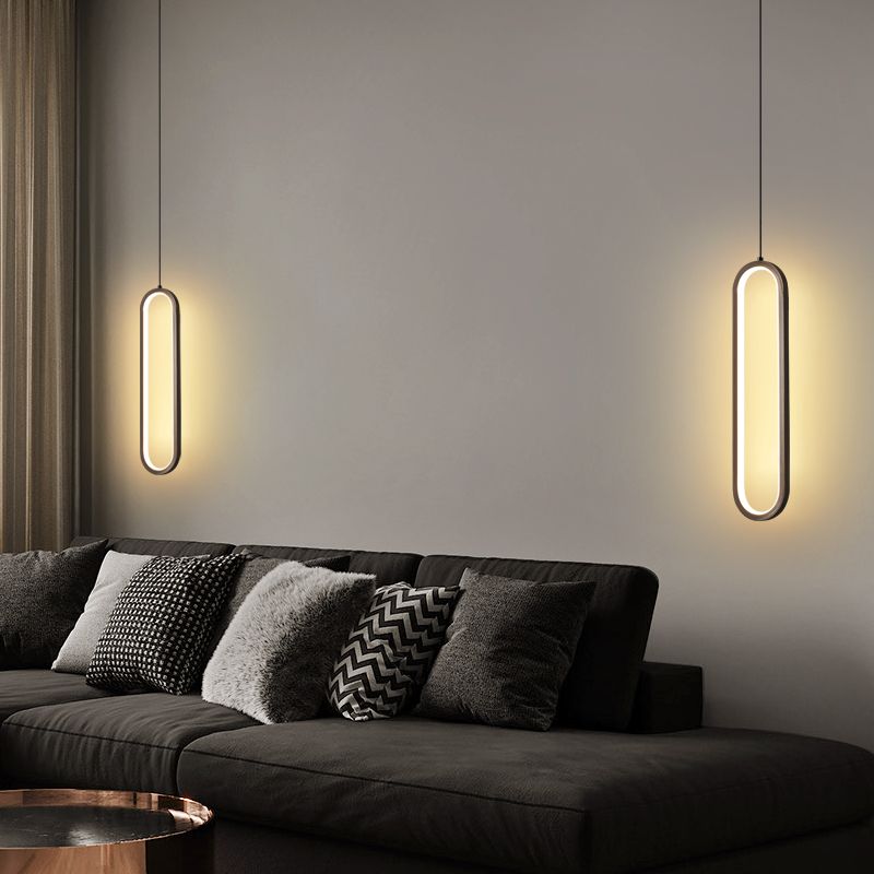 Metall geometrische Deckenhängung Licht moderner Stil 1-Licht-Anhänger Beleuchtungskörper