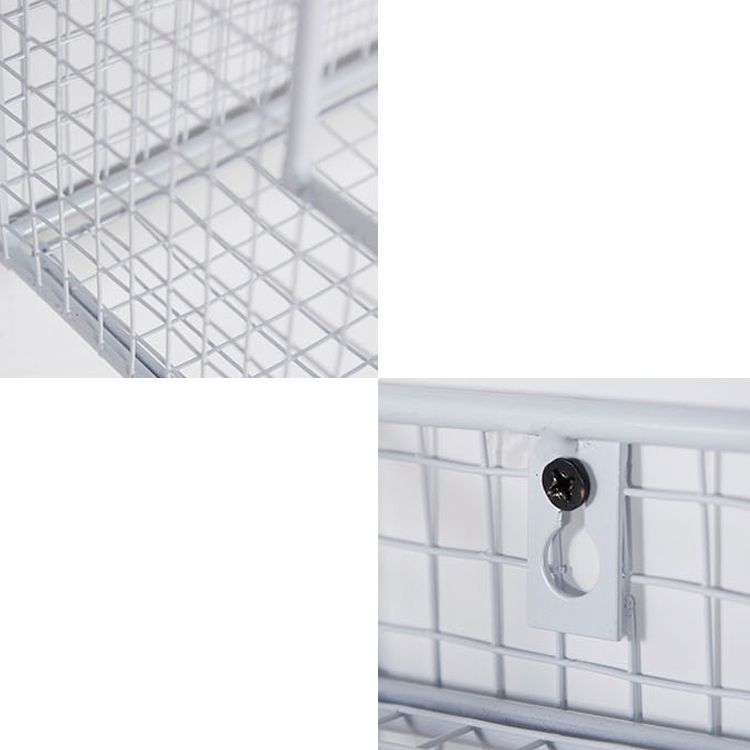 3/4-Shelf Industrial Wall Unit Bookshelf Iron Frame Pine Wood Bookshelf
