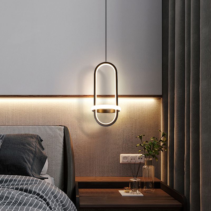 1 Géométrie légère suspendue pendante de style moderne Éclairage suspendu pour le salon