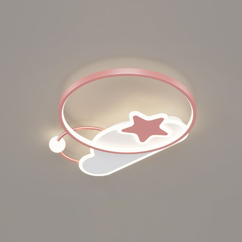 Modern Flush Mounted Ceiling Lights with Acrylic Shade LED Flush Mount Ceiling Lighting