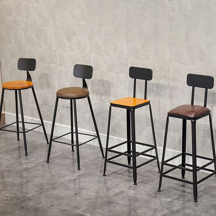 Industrial 1/5/9 Pieces Bar Table Set Rectangle Wood Counter Table for Milk Tea Shop