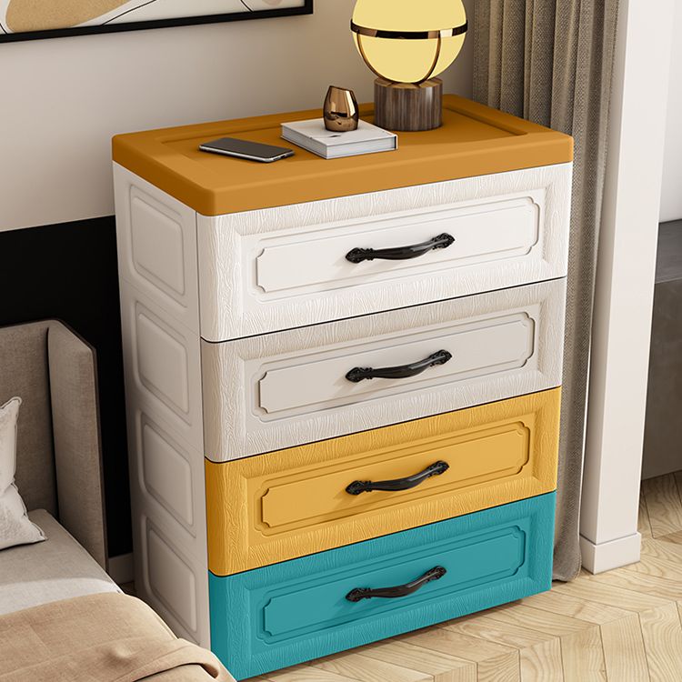 Contemporary Wardrobe Closet with Drawer Plastic Wardrobe Cabinet