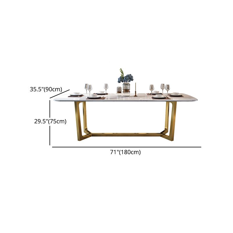 Scandinavian 1/4/5/7 Pcs Dining Chairs Set Sintered Stone Dining Table Set