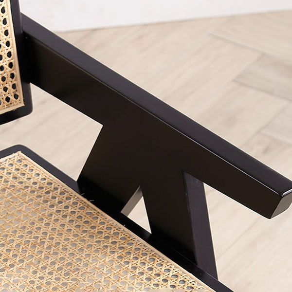 Chaise de salle à manger de Style contemporain, chaise simple avec bras en bois pour cuisine et maison