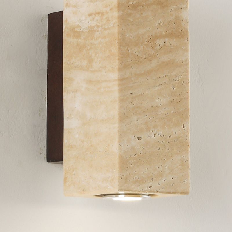 Contemporary Single Brown Wall Mounted Sconce Unique Wall Light