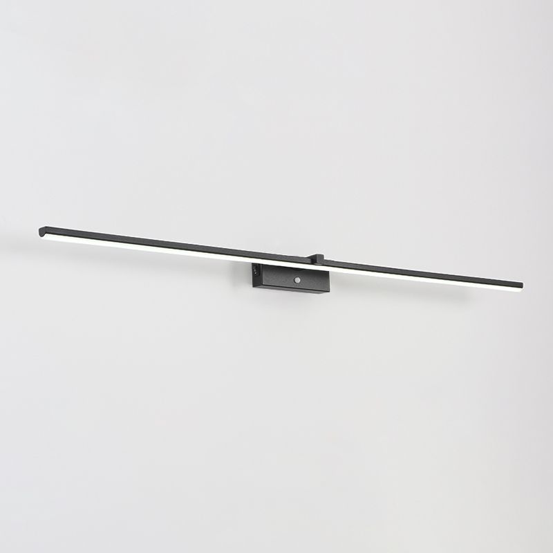 Nordic Style Iron Vanity Light LED Strip Shape Vanity Lamp for Shower Room