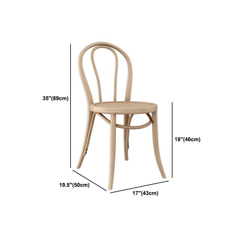Solid Wood Dining Table Set 1/4/7 Pcs Round Table with Side Chairs