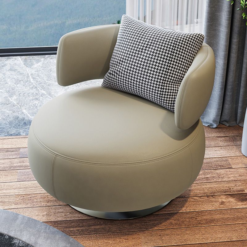 Contemporary Swivel Accent Chair Armless Lounge Chair with Cushion 33"L x 26"W x 28.5"H