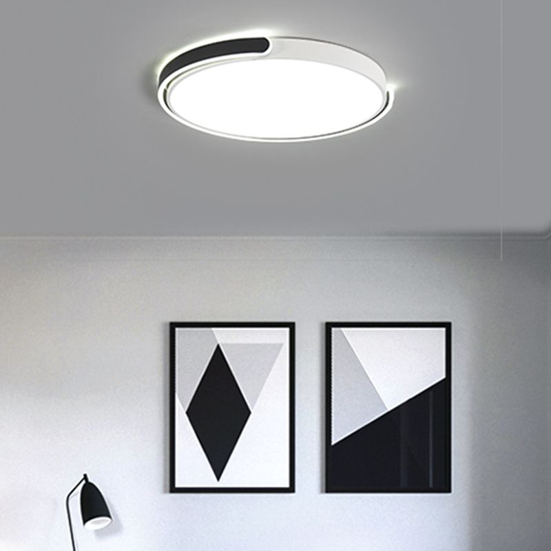 Lampe LED encastrée avec abat-jour en acrylique, plafonnier de Style moderne pour chambre à coucher