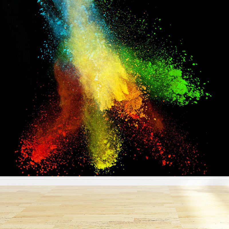 Cool Burst Print Mural Wallpaper Living Room Abstract Wall Art, Custom Size Available