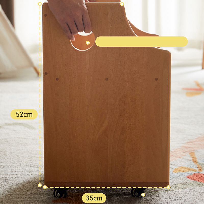 Solid Wood Lighting Not Included No Theme Kids Bedside Table with Drawers