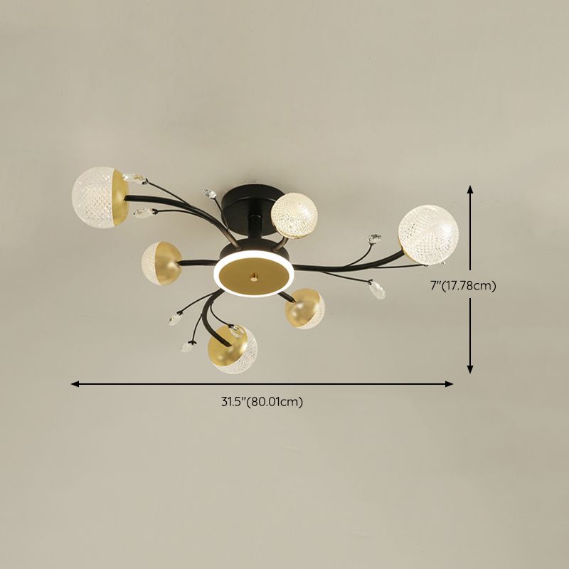 Branch Shape Flush Mount Ceiling Light Modern Fixture Flush Mount Lamp for Dining Room