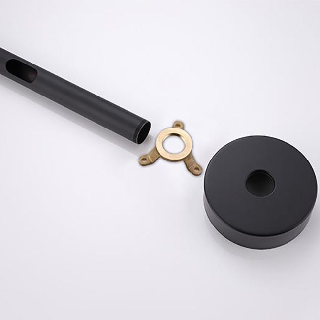 Modern Floor Mounted High Arc Freestanding Tub Filler Metal Freestanding Tub Filler Trim
