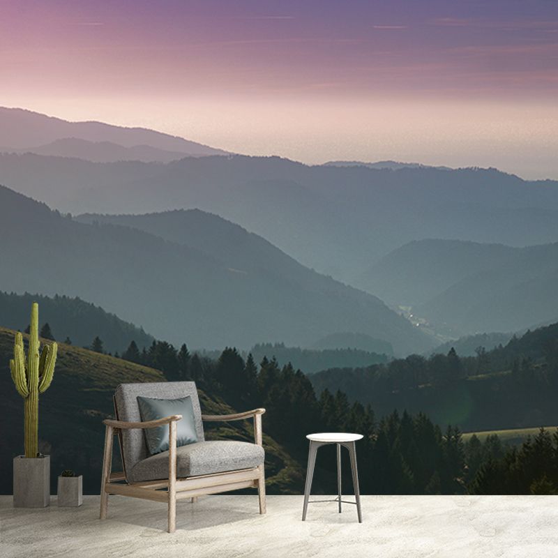 Photography Stain Resistant Wallpaper Forest Living Room Wall Mural