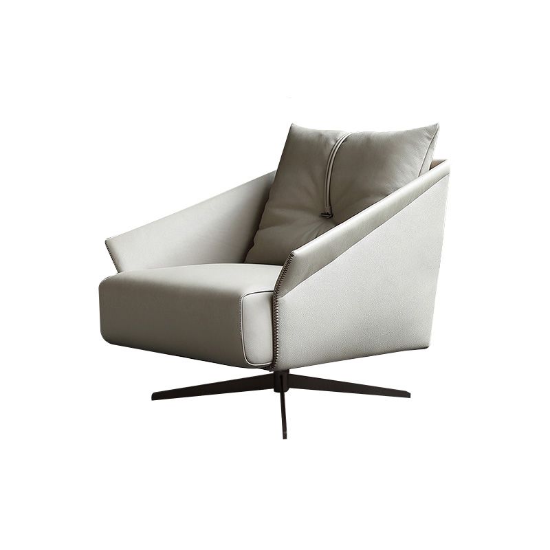 Flared Arm Chair 33.85" L x 29.92"W Swivel Chair for Living Room