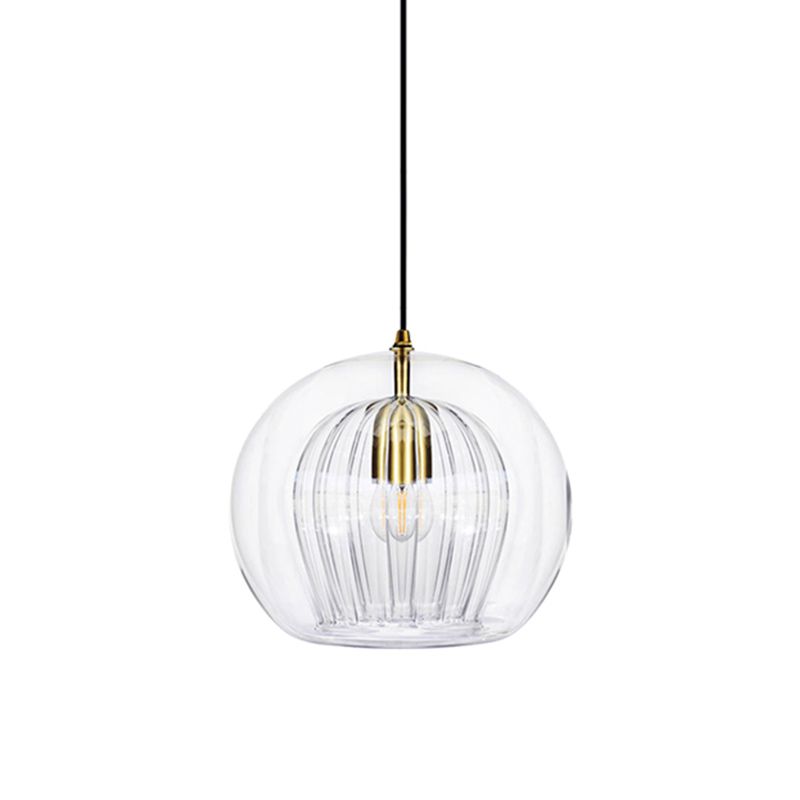 Verre contemporain suspendu éclairage de pendentif créatif