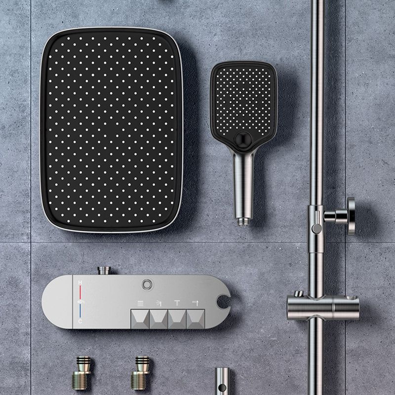 Ellipse Shower Set Intelligent Digital Display Thermostatic Shower Diamond Button