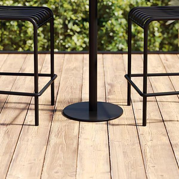Modern Outdoor Bar Height Set 1/2/3/4 Pcs Metal Matte Finish Bar Set