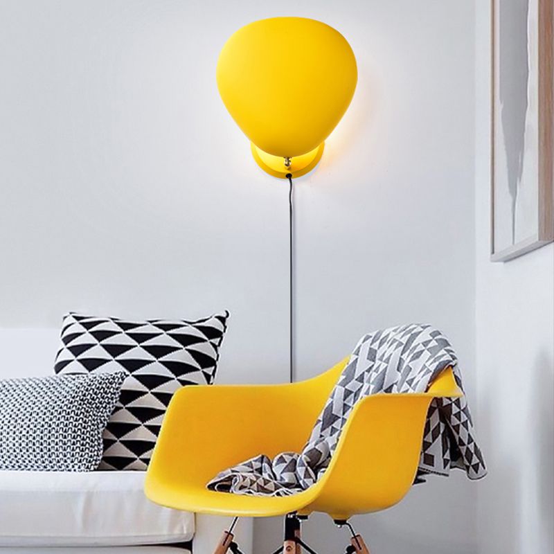 Metal Sphere Shape Wall Lights Modern Style 1 Head sconce light for Hallway