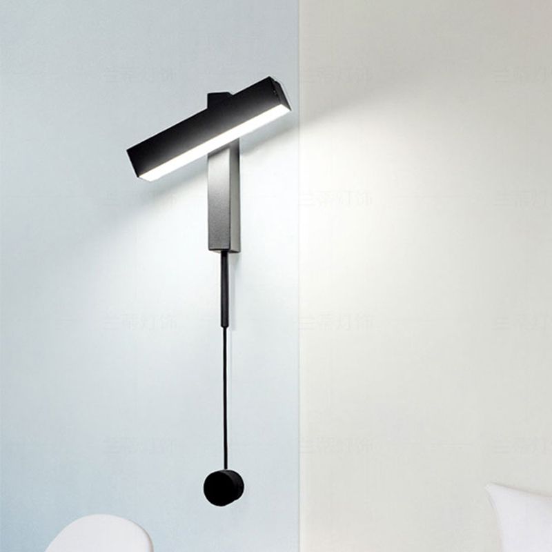 Rotatable Bar Wall Sconce Light Metal LED Warm Light Wall Lamp in Contemporary Style