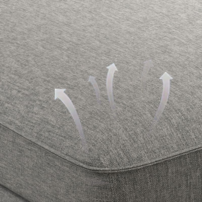 4-Seater L-Shape Storage Cushion Back Sectional Sofa with Chaise