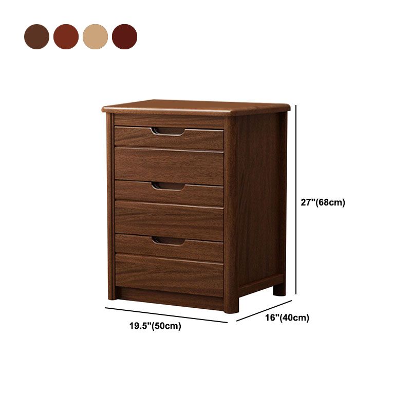 3 / 4 / 5 Drawers Lingerie Chest Vertical Solid Wood Storage Chest for Bedroom