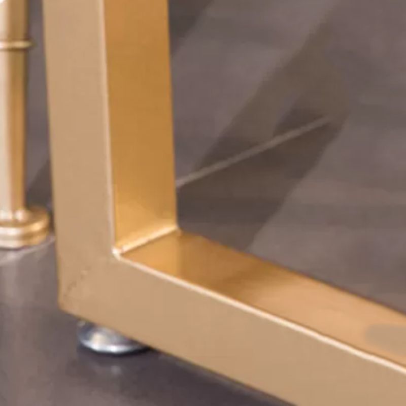 Glam 1/5/7 Pieces Bar Table Set Rectangle Stone Counter Table for Milk Tea Shop